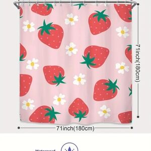 Accents | New Strawberry Strawberries Shower Curtain 72 | Poshmark